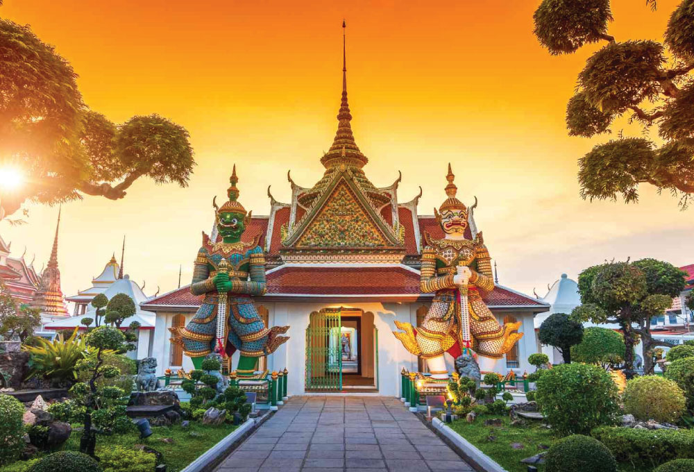 thai wat or Thai Buddhist temple